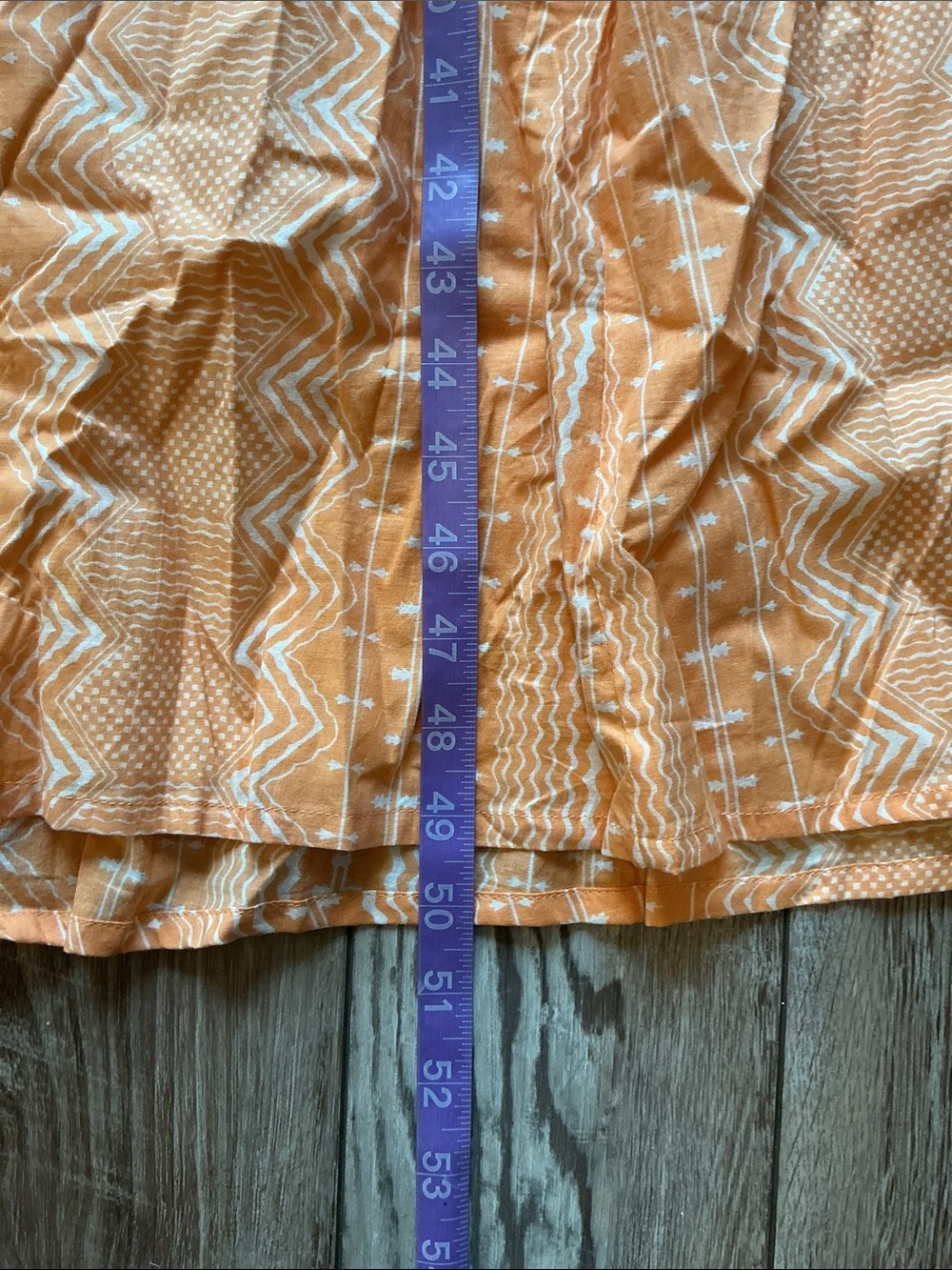 NWT Julia Amory 100% Cotton Orange Shirt Dress Medium - Picture 11 of 11